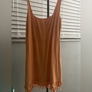 Lulu's Vibrant Orange Dress